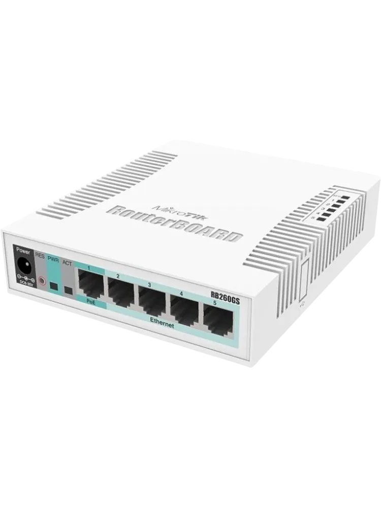 CSS106-5G-1S: 5x 1GbE + 1x SFP 